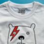 Bowie Bear Kid's T Shirt, thumbnail 3 of 3