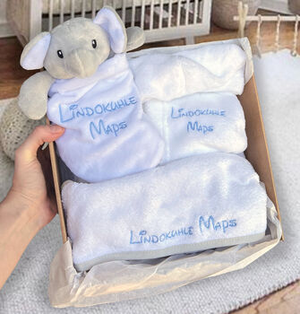 Newborn Bed And Bath Time Gift Set, 2 of 4