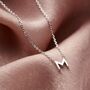 Petite Sterling Silver Initial Necklace, thumbnail 1 of 6
