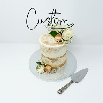 Personalised Wire Cake Topper, 3 of 5