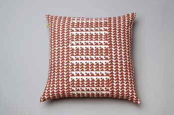 Abstract Waves Pattern Cotton Cushion Cover, 6 of 12