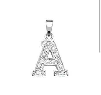 Initial Personalised Crystal Necklace, 10 of 10