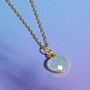 Healing Heart Aquamarine Gemstone Necklace, thumbnail 7 of 10