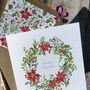 Luxury Winter Botanical Christmas Card, thumbnail 1 of 7