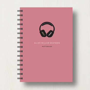Personalised Music Lover's Journal Or Notebook, 9 of 10