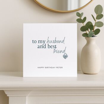 Personalised Birthday Card For Husband, 4 of 8
