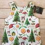 Christmas Baby Romper Suit, Handmade, 12 To 18m, thumbnail 1 of 5
