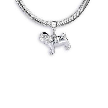 Pug Sterling Silver Charm, 5 of 12