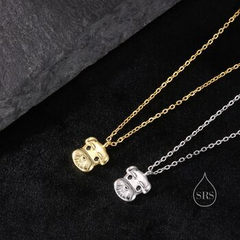 Schnauzer Dog Pendant Necklace In Sterling Silver, 6 of 11