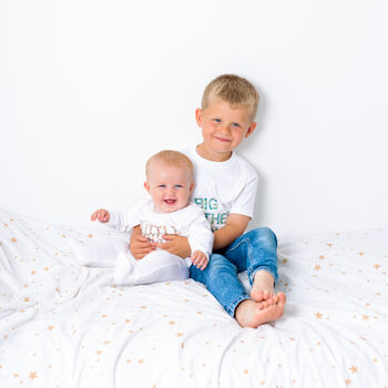 Personalised Big Sister / Brother, Little Sister / Brother Sibling Matching Set Floral, 7 of 10