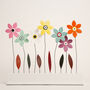 Everlasting Leather Flowers Large Table Display, thumbnail 9 of 11