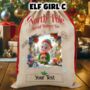 Personalised Christmas Elf Breakout Santa Sack, thumbnail 6 of 6