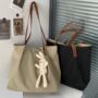 Work Nylon Waterproof Shoulder Shopping Work Everyday Tote Bag, thumbnail 5 of 7