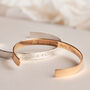 Personalised Vintage Inspired Cuff Bangle, thumbnail 3 of 6