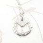 Mother And Daughter Silver Butterfly Necklace, thumbnail 3 of 8