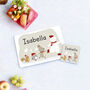 Personalised Children's Christmas Skating Placemat Set, thumbnail 1 of 4