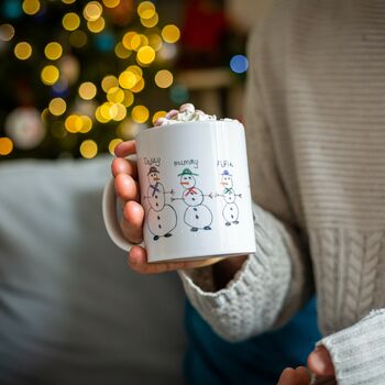 Personalised Christmas Mug With Child's Drawing, 8 of 12