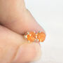 Sunstone Stud Earrings In Silver Or Gold, thumbnail 9 of 12