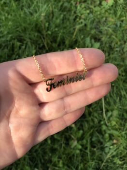 Feminist Necklace, 3 of 7