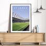 Newcastle St James' Park Milburn/Leazes Poster, thumbnail 3 of 7