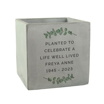 Personalised Sympathy Remembrance Plant, 2 of 2