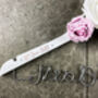 Wooden Wire Personalised Bridal Wedding Hanger, thumbnail 9 of 11