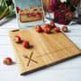 Personalised Solid Oak Chopping Board And iPad Stand, thumbnail 2 of 6
