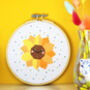 Sunflower Cross Stitch Kit, thumbnail 2 of 9