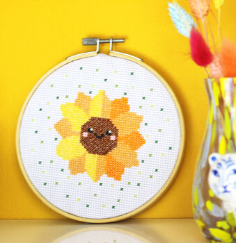 Sunflower Cross Stitch Kit, 2 of 9