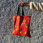 Patterned Cotton Drill Tote Bag, thumbnail 2 of 12