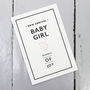 New Baby Girl Card, thumbnail 2 of 4