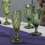 Luxury Green Coloured Glassware Collection, thumbnail 1 of 9
