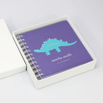 Personalised Kid's Dinosaur Small Note Book, 3 of 9
