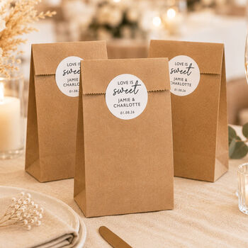 Sweet Wedding Favour Bag Stickers, 8 of 9