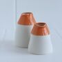 Handmade Porcelain Watercolour Collared Jug, thumbnail 3 of 6