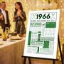 1966 Personalised 60th Birthday Golf Print, thumbnail 6 of 10
