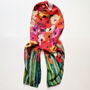 Abstract Colourful Poppy Scarf Gift For Women Birthday Gift For Friend, thumbnail 3 of 8