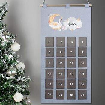 Swan Large Felt Reusable Advent Calendar, 2 of 2