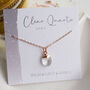 Quartz Crystal Necklace, thumbnail 2 of 11