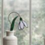 Snowdrop Glass Flower Stem, thumbnail 4 of 4