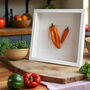 Ceramic Kitchen Wall Art: Orange Peppers, thumbnail 7 of 7