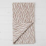 Zebra Lambswool Reversible Scarf, thumbnail 6 of 12
