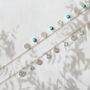 Lakshmi Turquoise Necklace In Silver Or Gold Plated, thumbnail 3 of 12
