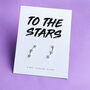 To The Stars Sterling Silver Earrings, thumbnail 1 of 3