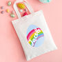 Personalised Rainbow Easter Egg Hunt Bag, thumbnail 2 of 5