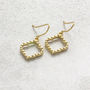 Moroccan Inspired Gold Plated Earrings, thumbnail 5 of 8