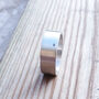 Personalised Wide Letter Ring, thumbnail 1 of 5