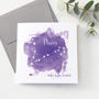 Personalised Pisces Star Sign Card, thumbnail 3 of 4