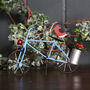 Blue Bike Bicycle Christmas Tree Decoration, thumbnail 2 of 4