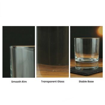 Personalised Bar Line Whisky Tumbler For Him, 5 of 6